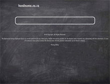 Tablet Screenshot of hondname.co.za